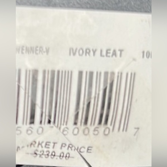 MARC FISHER LTD Wenner Laced Leather Boots Ivory color size 10 - Picture 9 of 9